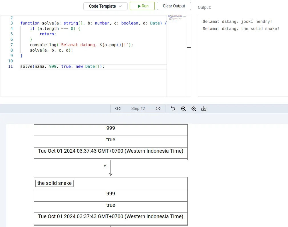 Argumen Dengan Tipe Data Basic